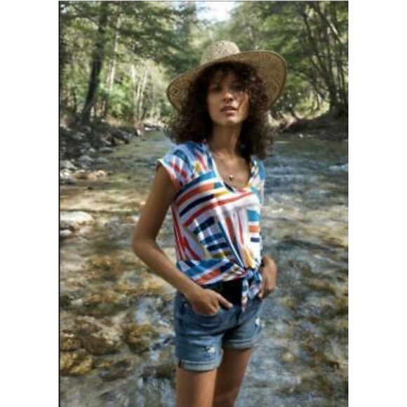 NWT Anthropologie T.la Kalindi Tied Tee - Picture 4 of 7